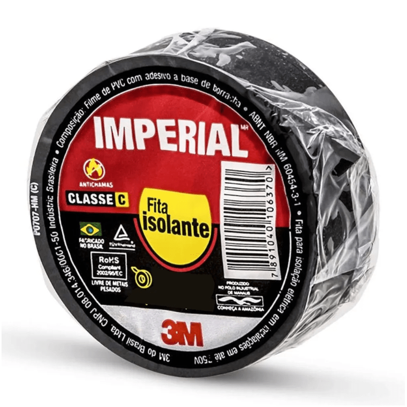 FITA ISOLANTE 18MM X 20M IMPERIAL/3M