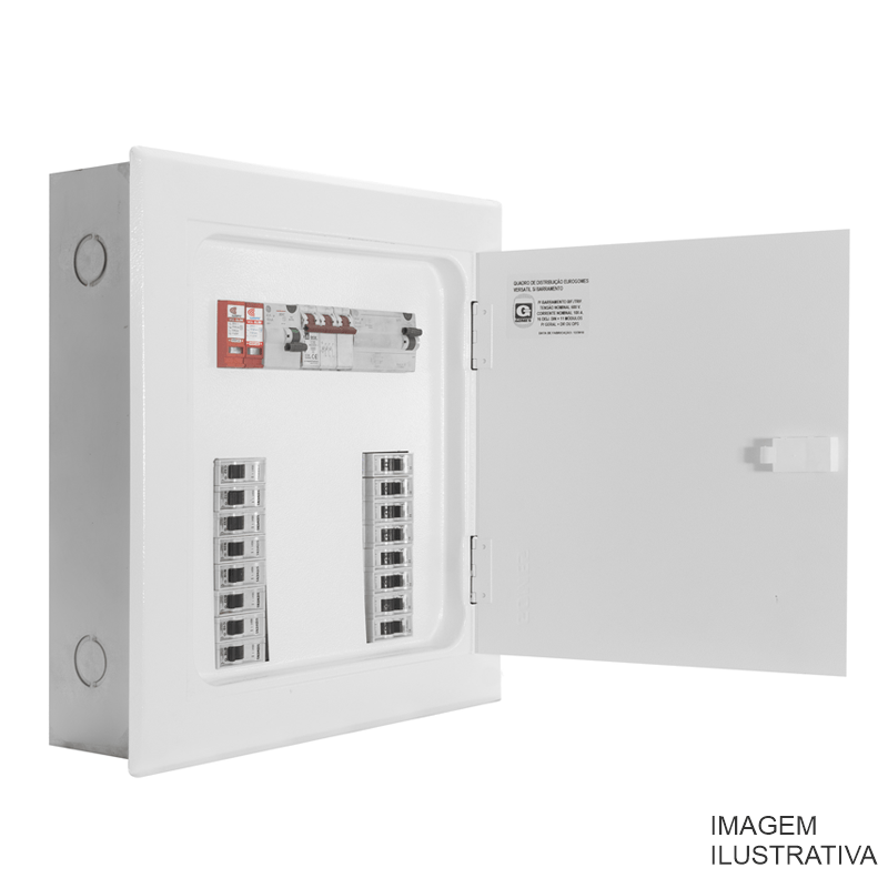 QUADRO DIST. 22 DISJ/100A  TRIFA. DIN GOMES 1029