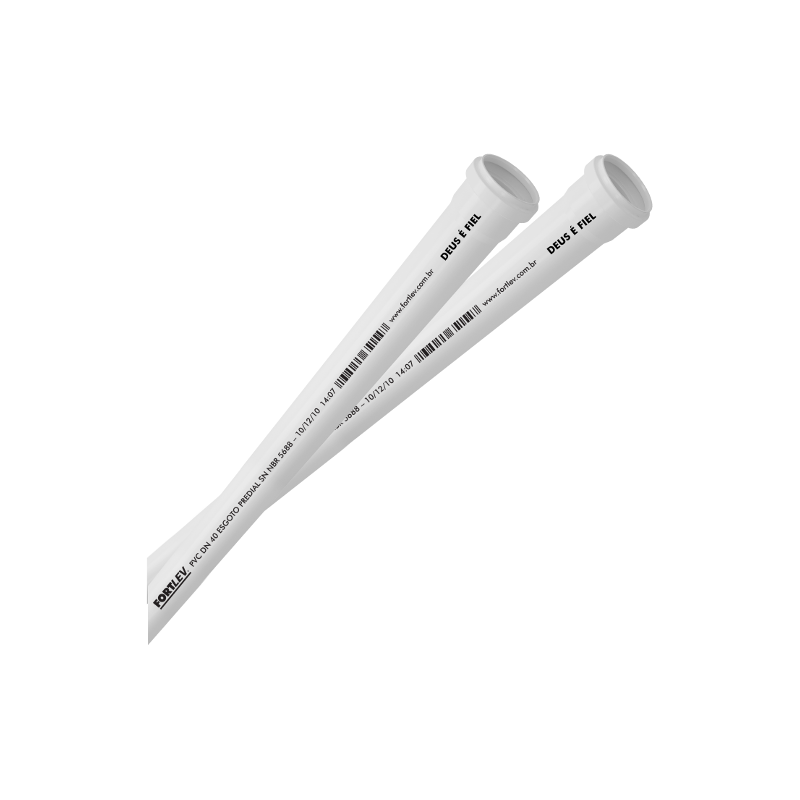 TUBO PVC ESGOTO   75MM FORTLEV NBR 5688