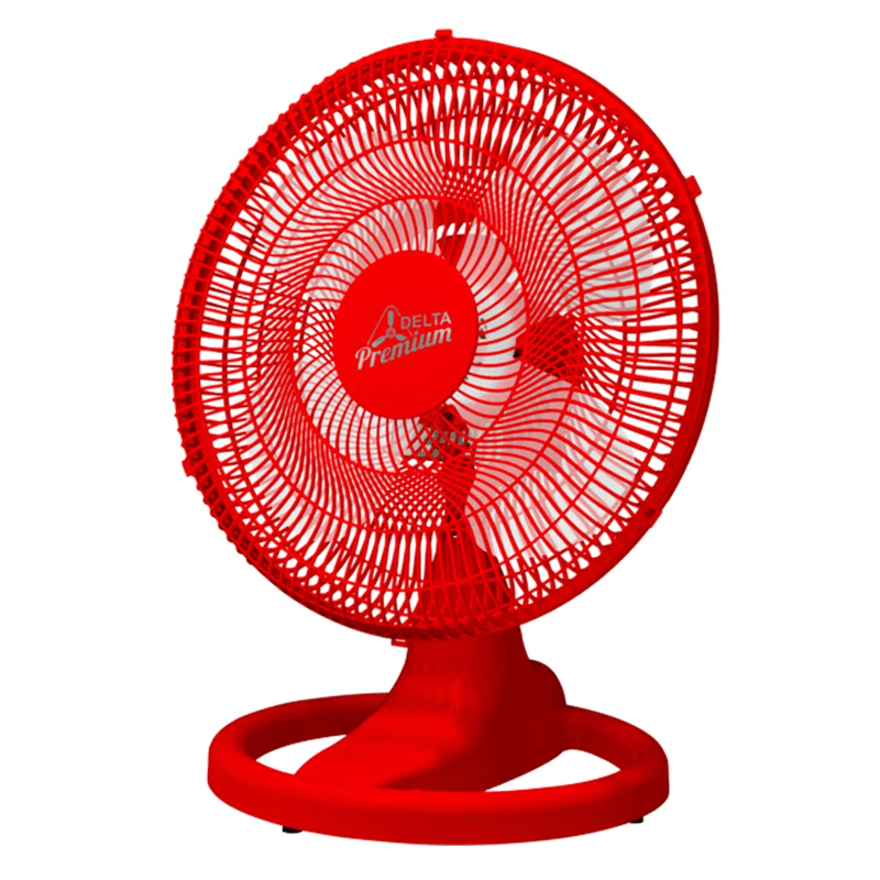 VENTILADOR MESA VENTI-DELTA BI-VOLT PLAST/VERMELHO
