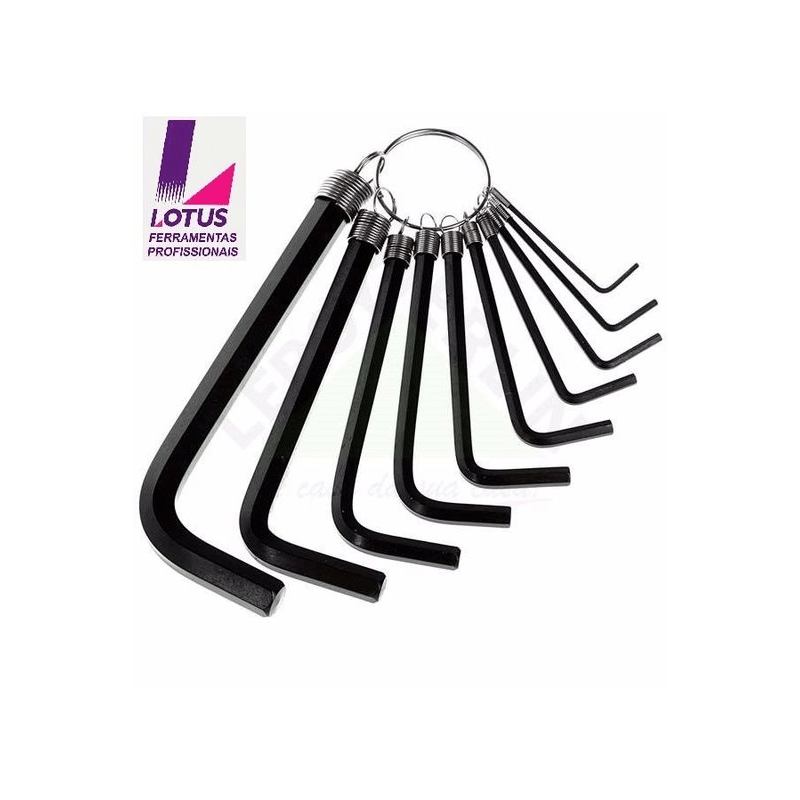 JG CHAVE ALLEN 10 PEÇAS LOTUS PLUS 5210
