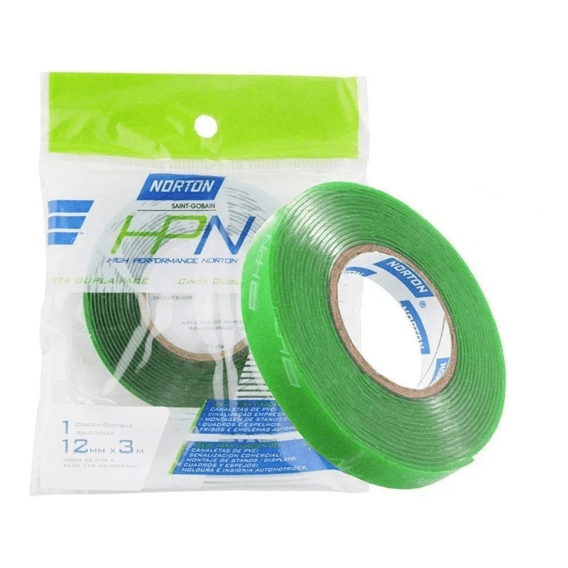 FITA DUPLA FACE  12MM X  3MT NORTON
