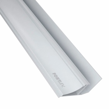 RODA FORRO PVC  FORRO-BRAS 0,7MM "U" BRANCO