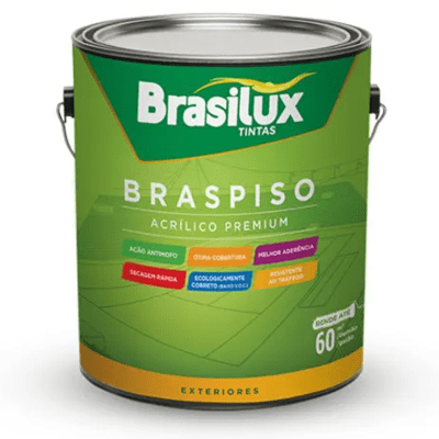 TINTA PISO  BRASIPISO CINZA  3,600ML